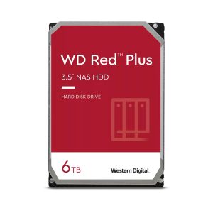 Ổ cứng HDD Western Digital 6TB Red Plus 3.5 inch, 5400RPM, SATA, 128MB Cache (WD60EFZX)