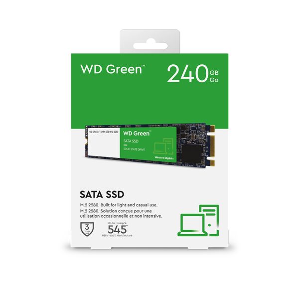 Ổ cứng SSD WD GREEN 240GB WDS240G3G0B M.2 2280 SATA III