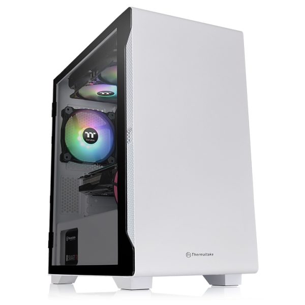 Vỏ Case Thermaltake S100 Tempered Glass Micro Chassis Snow Edition, M-ATX, Sẵn 1 Fan, Max 5 Fan (S100 TG)