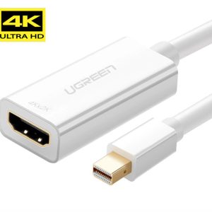 Đầu chuyển Mini Displayport sang HDMI Ugreen 40361 (Hỗ trợ 4Kx2K/30Hz, Dài 18cm)