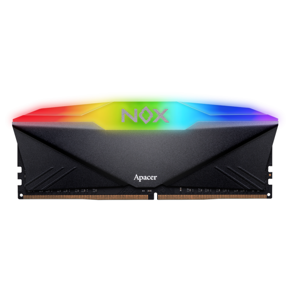 RAM Desktop DDR4 Apacer NOX RGB 16GB 3200MHz AURA2 Black (AH4U16G32C28YNBAA-1)