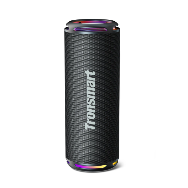 Loa Bluetooth Tronsmart T7 Lite Black (24W, Bluetooth 5.3, MicroSD, Pin 24 giờ, Chống nước IPX7, LED Rainbow)