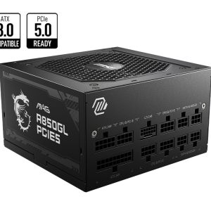 Bộ nguồn máy tính MSI MPG A850GL PCIE5 850W 80Plus Gold, ATX 3.0, Full Modular