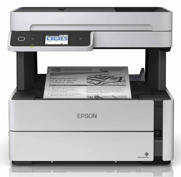 Máy In Phun Trắng Đen Epson M3170 (In A4 2 Mặt, Scan, Copy, fax, Kết Nối Lan + Wifi)