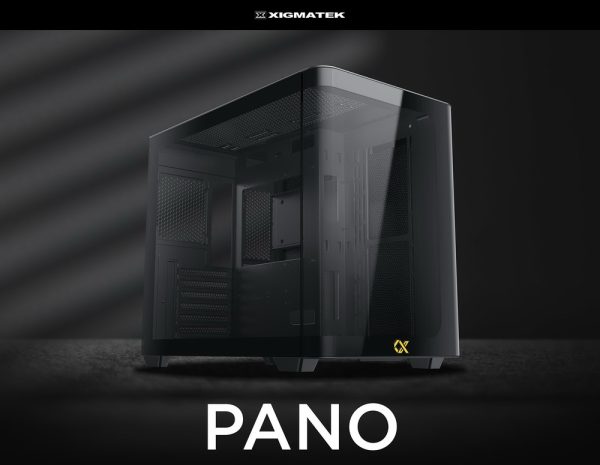 Vỏ case Xigmatek ALPHA PANO Black - EN43031 (E-ATX, 2 mặt cường lực, Chưa bao gồm fan, Max 10 fan, Rad 360)