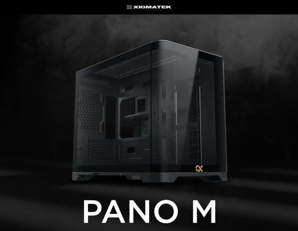 Vỏ case Xigmatek ALPHA PANO M Black - EN43079 (m-ATX, 2 mặt cường lực, Chưa bao gồm fan, Max 9 fan, Rad 360)