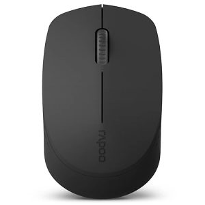 Chuột không dây Rapoo M100 Silent Màu đen (Bluetooth, 2.4GHz, 1600 DPI, Pin 1 x AA)
