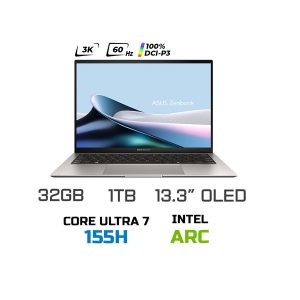 Laptop ASUS Zenbook S 13 OLED UX5304MA-NQ117W (Ultra 7 155H, RAM 32GB LPDDR5X, SSD 1TB, Màn Hình 13.3 Inch OLED 3K 100% DCI-P3, Vga Arc Graphics, Windows 11)
