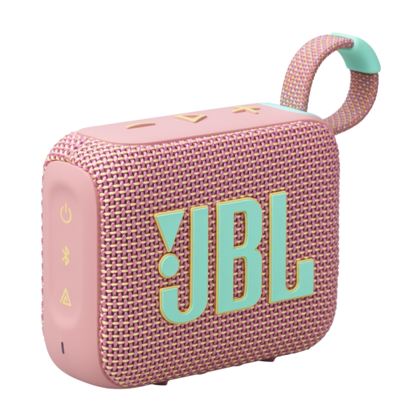 Loa di động JBL Go 4 Funky Pink (4.2W, Bluetooth 5.3,  Pin 7 giờ, IP67, AURACAST)