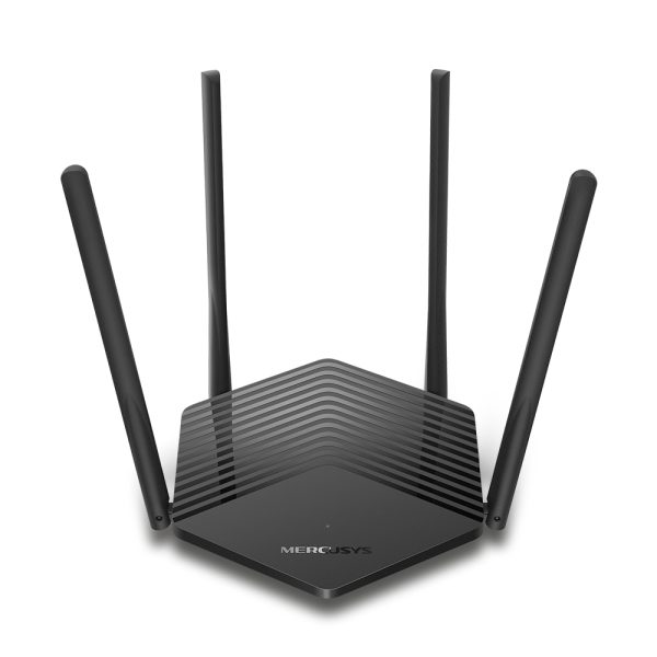 Router WiFi 6 Mercusys MR60X (AX1500, WiFi 6, 2 băng tần, 4 anten, 2 LAN + 1 WAN Gigabit)
