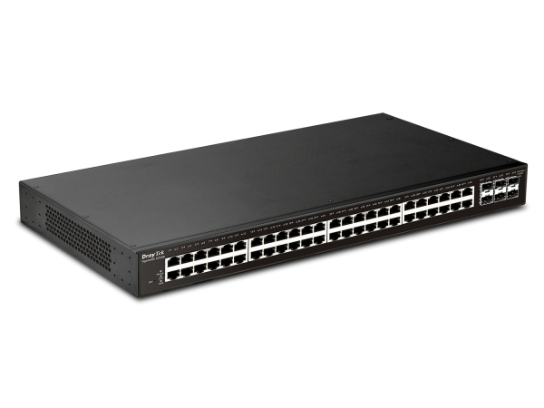 Switch Quản Lý 54 Port DrayTek VigorSwitch G2540xs L2+ Managed 10G (48x RJ45 Gigabit + 6x SFP+ 10Gbps Fiber)