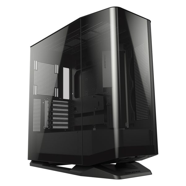 Vỏ case Cougar FV270 Black (Mid Tower, E-ATX, Mặt kính bo cong, Sẵn 1 fan RGB, Max 9 fan, Rad 360, USB-C)