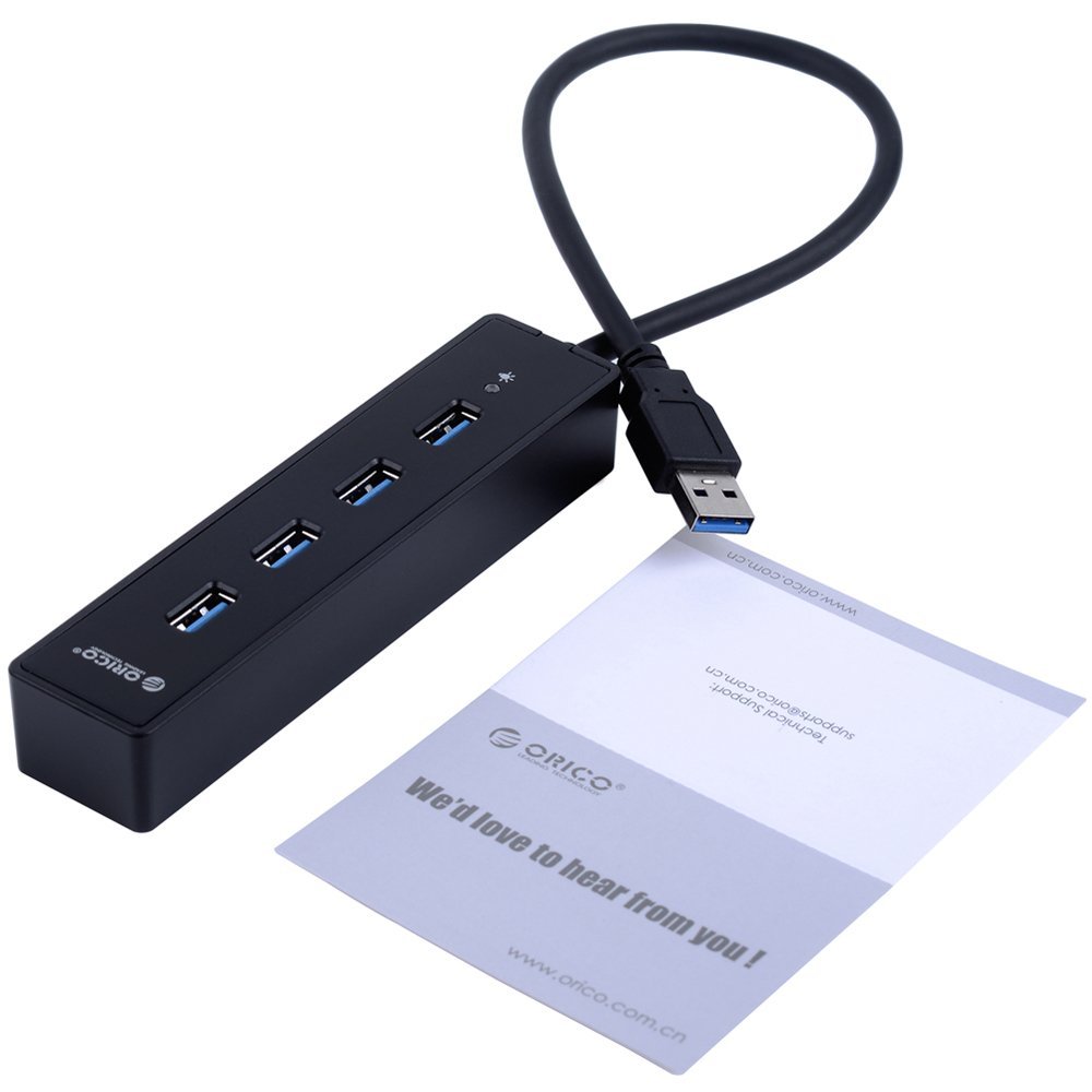 Bộ chia USB 1 ra 4 Orico W8PH4 (USB3.0) Bộ chia USB 1 ra 4 Orico W8PH4 (USB3.0)