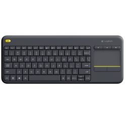 Bàn phím không dây Logitech K400 Plus Touch (Đen)
