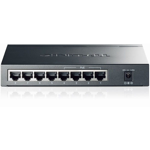 Switch TP-Link TL-SG1008P (Gigabit (1000Mbps)/ 8 Cổng/ 4 cổng PoE/ Vỏ Thép) Switch TP-Link TL-SG1008P (Gigabit (1000Mbps)/ 8 Cổng/ 4 cổng PoE/ Vỏ Thép)
