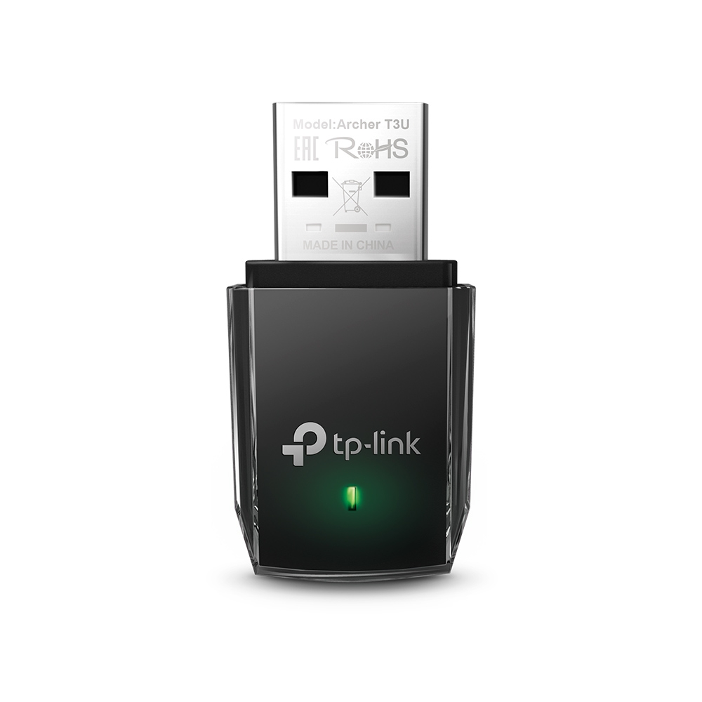 Cạc mạng không dây TP-Link USB Archer T3U (Chuẩn AC/ AC1300Mbps/ Ăng-ten ngầm) Cạc mạng không dây TP-Link USB Archer T3U (Chuẩn AC/ AC1300Mbps/ Ăng-ten ngầm)
