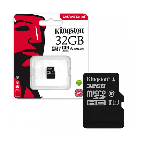 Thẻ nhớ Micro SD Kingston 32Gb Class 10 (100MB/s) Thẻ nhớ Micro SD Kingston 32Gb Class 10 (100MB/s)