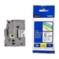 Nhãn in Brother TZE-211 6mm (Dùng cho máy Brother Ptouch PT)