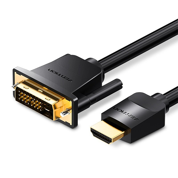 Cáp chuyển Vention ABFBG từ HDMI sang DVI (1.5m) Cáp chuyển Vention ABFBG từ HDMI sang DVI (1.5m)