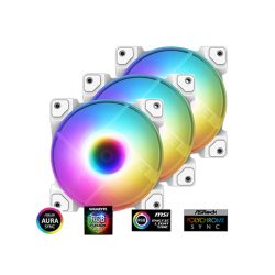 Quạt Case ID-COOLING DF-12025-ARGB TRIO SNOW 3pcs Pack