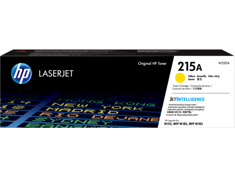 Mực hộp in laser HP 215A Yellow W2312A (Dùng cho máy Color LaserJet Pro M155a/ M155nw/M182n/M182nw/M183)