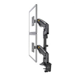 Giá treo màn hình North Bayou H180 (2 màn hình/ 17inch - 27inch/ Đen/ Gắn bàn)
