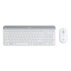 Bộ bàn phím chuột không dây Logitech MK470 (Trắng)