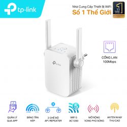 Bộ mở rộng sóng wifi TP-Link RE305 (Chuẩn AC/ AC1200Mbps/ 2 Ăng-ten ngoài/ Wifi Mesh/ 15 User)