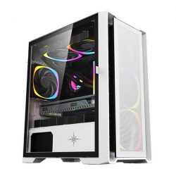 Vỏ máy tính KENOO M500 -3F - Màu Trắng (M-ATX)