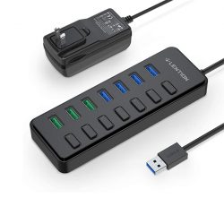 Bộ chia USB 1 ra 7 Lention H92 (USB 3.0)