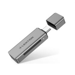 Đầu đọc thẻ Lention C7 USB-C to SD / Micro SD Card Reader
