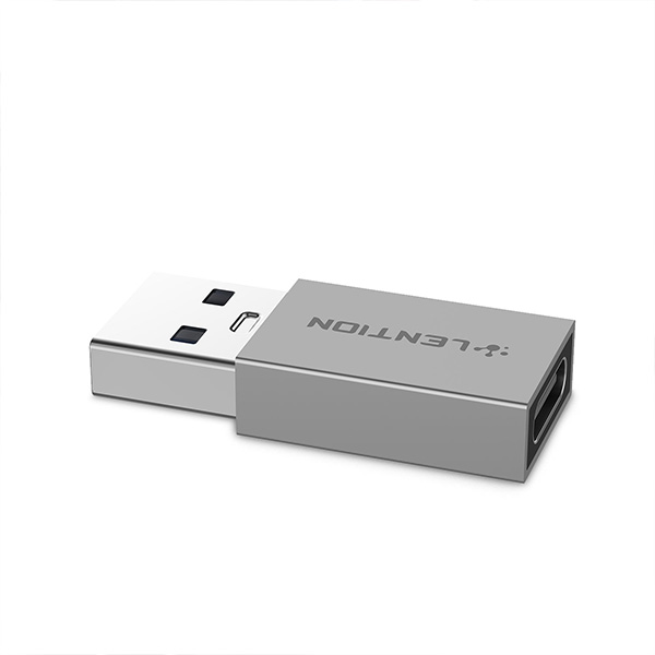 Đầu chuyển Lention H3 USB 3.0 sang USB-C (Màu xám) Đầu chuyển Lention H3 USB 3.0 sang USB-C (Màu xám)