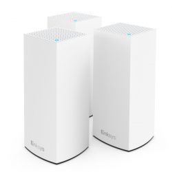Bộ phát wifi 6 Linksys Velop Atlas Pro MX5503-AH 3-Pack (Chuẩn AX/ AX5400Mbps/ Ăng-ten ngầm/ Wifi Mesh/ Dưới 100 User)