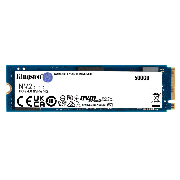 Ổ SSD Kingston NV2 500Gb (NVMe PCIe/ Gen4x4 M2.2280/ 3500MB/s/ 2100MB/s) Ổ SSD Kingston NV2 500Gb (NVMe PCIe/ Gen4x4 M2.2280/ 3500MB/s/ 2100MB/s)