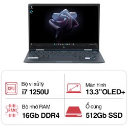 Laptop HP Envy X360 13-bf0090TU 76B13PA (i7 1250U/ 16GB/ 512GB SSD/13.3 inch OLED Touch/Win11/ Blue/ Vỏ nhôm/ Pen)