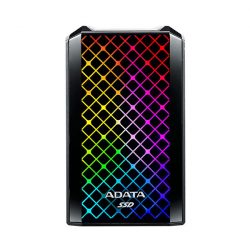 Ổ cứng di động SSD Adata ASE900G 1Tb USB3.2 Led RGB (Màu đen)