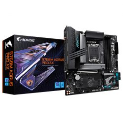 Mainboard Gigabyte B760M AORUS PRO AX (Intel B760/ Socket 1700/ M-ATX/ 4 khe ram/ DDR5/ 2.5 Gigabit LAN)
