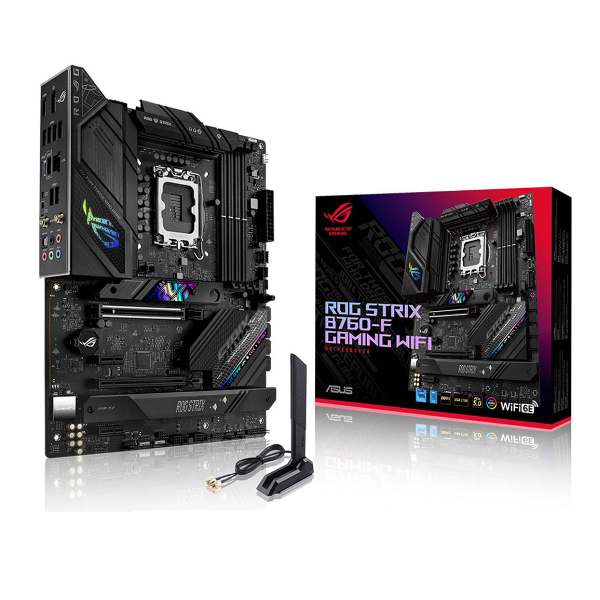 Mainboard Asus ROG Strix B760-F GAMING WIFI (Intel B760/ Socket 1700/ ATX/ 4 khe ram/ DDR5/ 2.5 Gigabit LAN)
