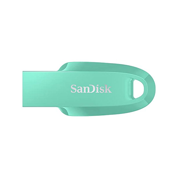 USB SanDisk CZ550 Ultra Curve 64Gb USB3.2 Flash Drive (Màu xanh bạc hà)