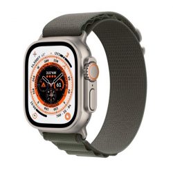 Đồng hồ thông minh Apple Watch Ultra Medium (49mm/ LTE/ Viền Titanium/ Dây Alpine/ Green/ MQFN3VN/A)