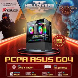 Máy tính PCPA ASUS Gaming G04 (I5 13400F/ 16GB/ 512GB SSD/ RTX 3050 8Gb/550W)