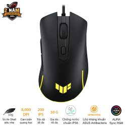 Chuột Gaming Asus Tuf M3 Gen II (LED RGB)