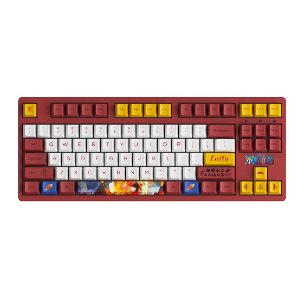 Bàn phím cơ không dây AKKO 3087 RF One Piece - Luffy Akko V3 Cream Yellow Switch Bàn phím cơ không dây AKKO 3087 RF One Piece - Luffy Akko V3 Cream Yellow Switch
