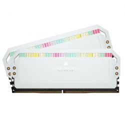 RAM Corsair DOMINATOR PLATINUM RGB 64GB (2x32GB) DDR5 5200MHz White (CMT64GX5M2B5200C40W)