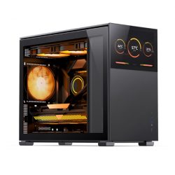 Vỏ máy tính JONSBO D31 STD SC BLACK (M-ATX/ Đen/màn hình phụ 8'')