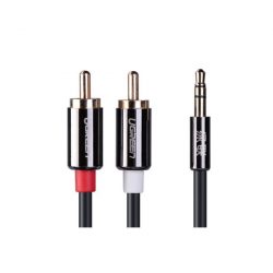 Cáp Audio Ugreen 10584 3.5mm sang 2 đầu RCA 2M