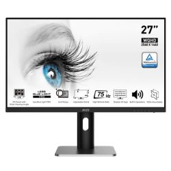 Màn hình đồ họa MSI PRO MP273QP (27.0Inch/ 2K (2560x1440)/ 4ms/ 75HZ/ 250cd/m2/ IPS/ Loa)