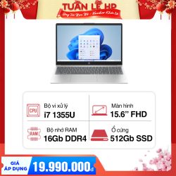 Laptop HP 15 fd0083TU 8D736PA (i7 1355U/ 16GB/ 512GB SSD/15.6 inch FHD/Win11/ Bạc)