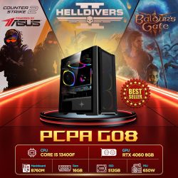 Máy tính PCPA G08 (i5 13400F/B760/16GB/512GB SSD/RTX 4060 8Gb/650W)