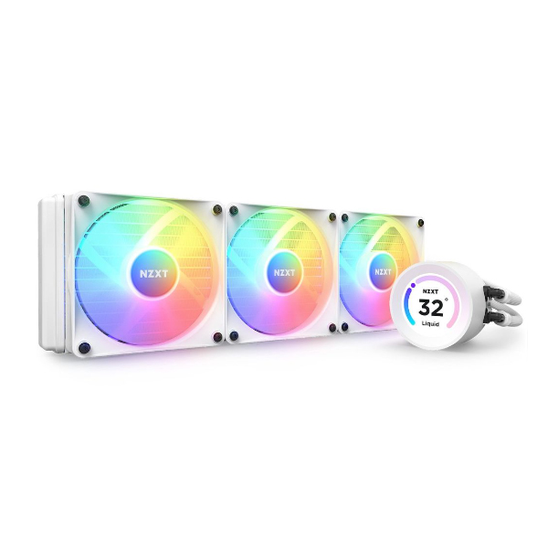 Tản nhiệt nước AIO NZXT Kraken Elite 360 RGB White (RL-KR36E-W1) Tản nhiệt nước AIO NZXT Kraken Elite 360 RGB White (RL-KR36E-W1)